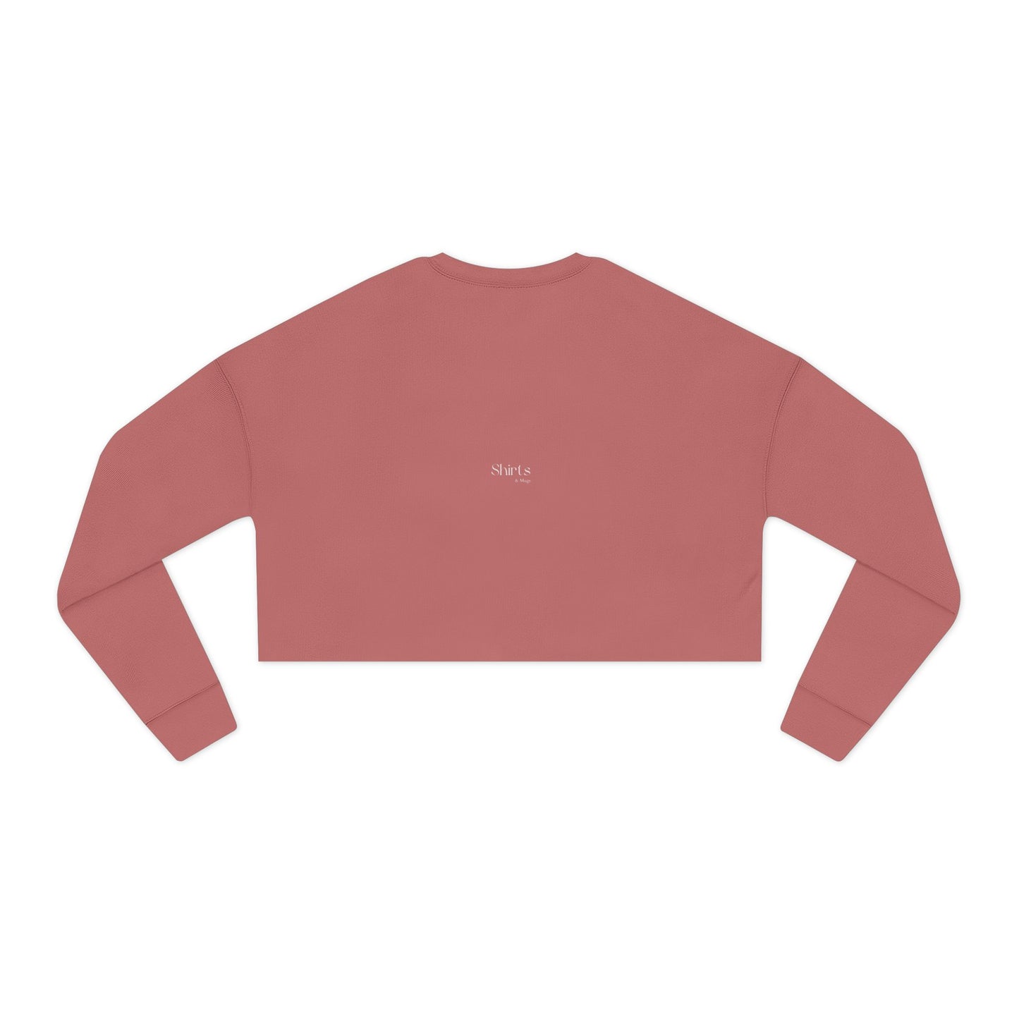 Smile Sparkle Women's Cropped Sweatshirt | Cozy Casual Wear, Gift for Friends, Summer Style, Trendy Fashion, Relaxed Weekend Look