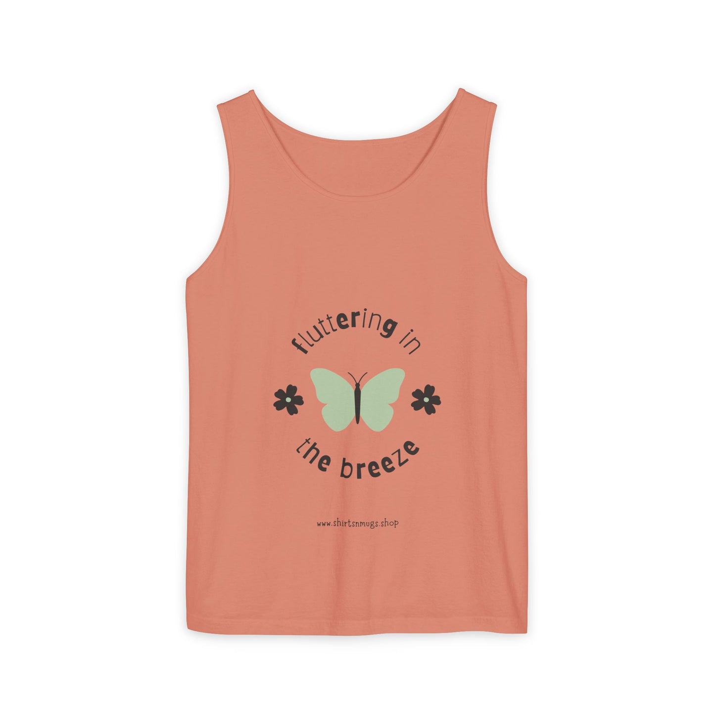 Butterfly Breeze Women's Tank, Summer Casual Wear, Gift for Nature Lovers, Eco-Friendly Fashion