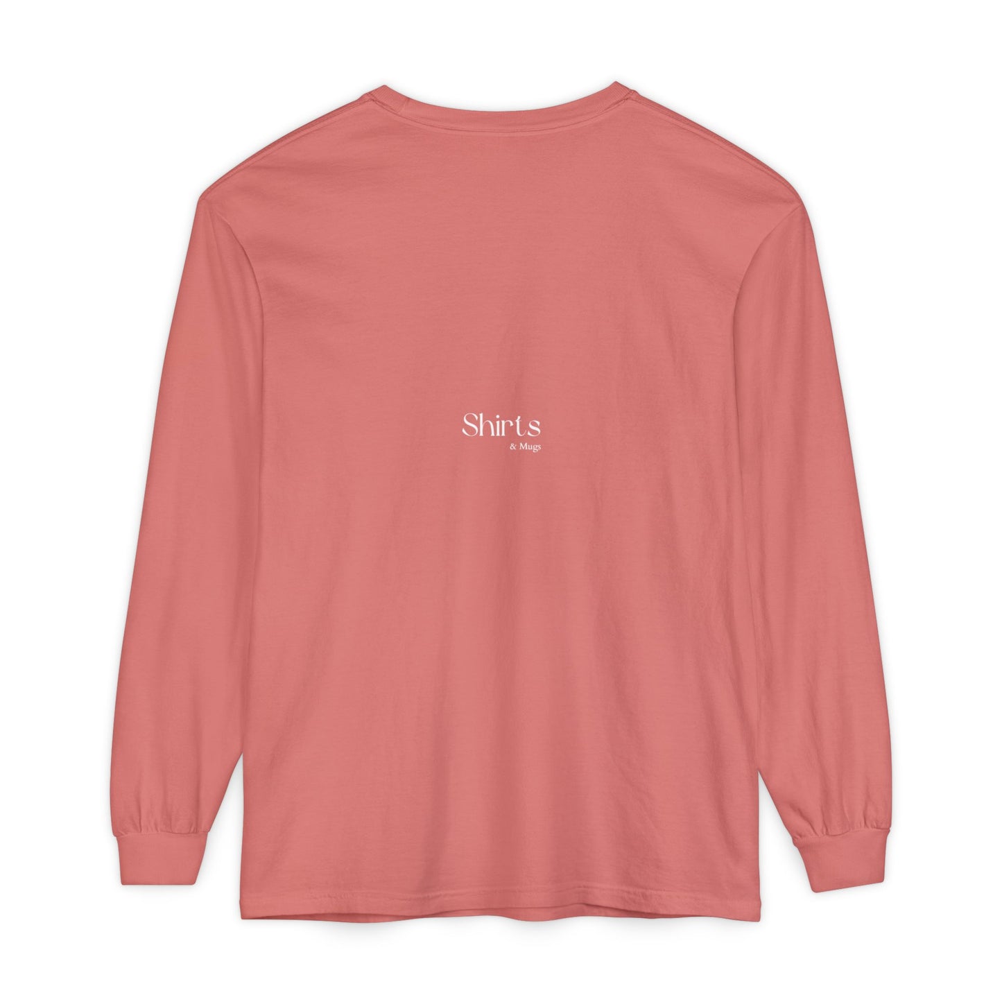 Peaceful Power Long Sleeve Tee, Men's Comfort Casual Wear, Mindfulness Gift, Positive Message Shirt, Everyday Wear