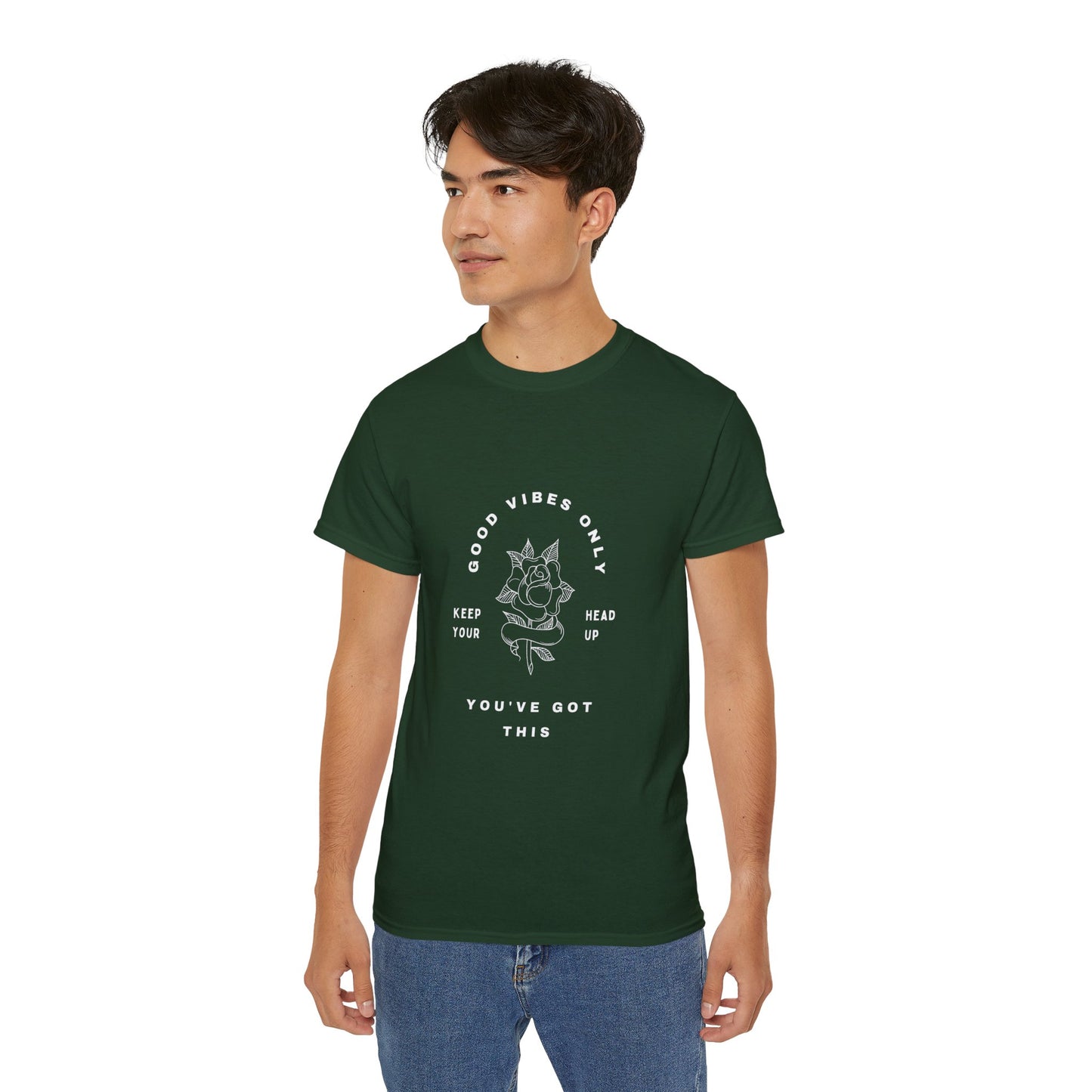 Unisex Ultra Cotton Tee | Good Vibes Only