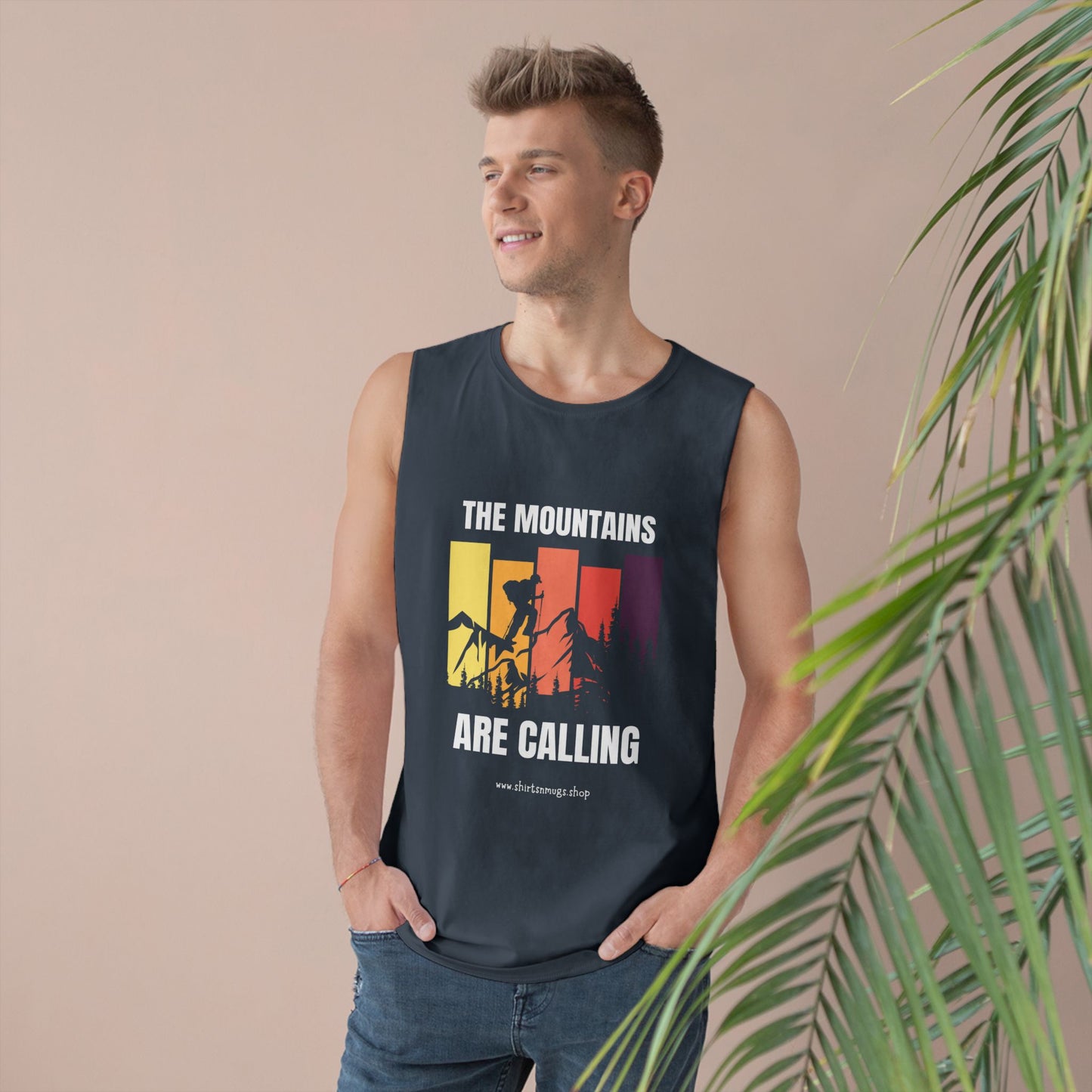 Mountain Adventure Unisex Tank, Hiking Gear, Summer Workout Top, Gift for Outdoor Lover, Camping Shirt