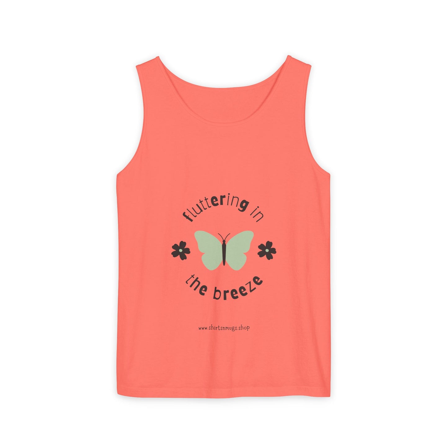 Butterfly Breeze Women's Tank, Summer Casual Wear, Gift for Nature Lovers, Eco-Friendly Fashion