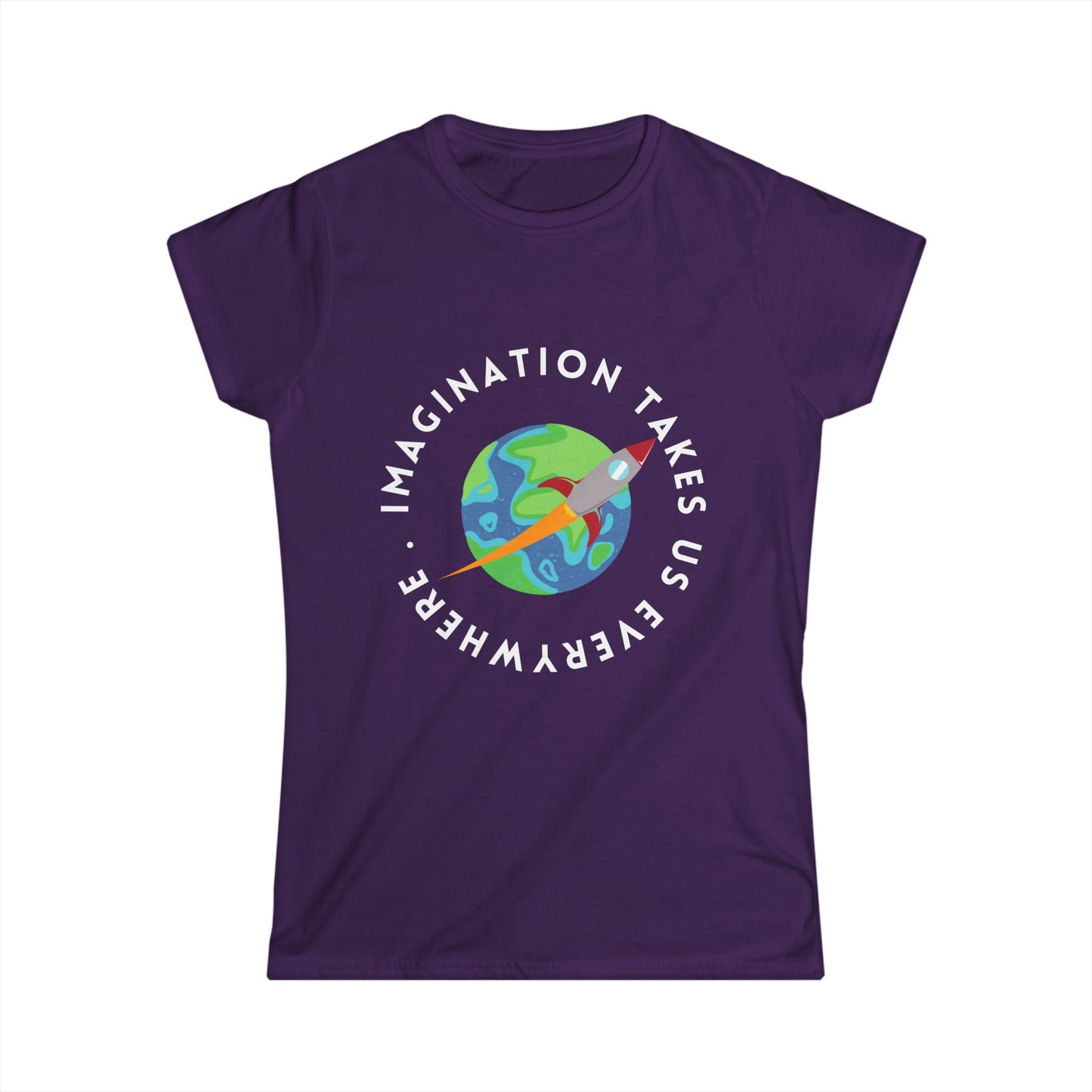 Women's Softstyle Tee | Imagination Takes Us Everywhere