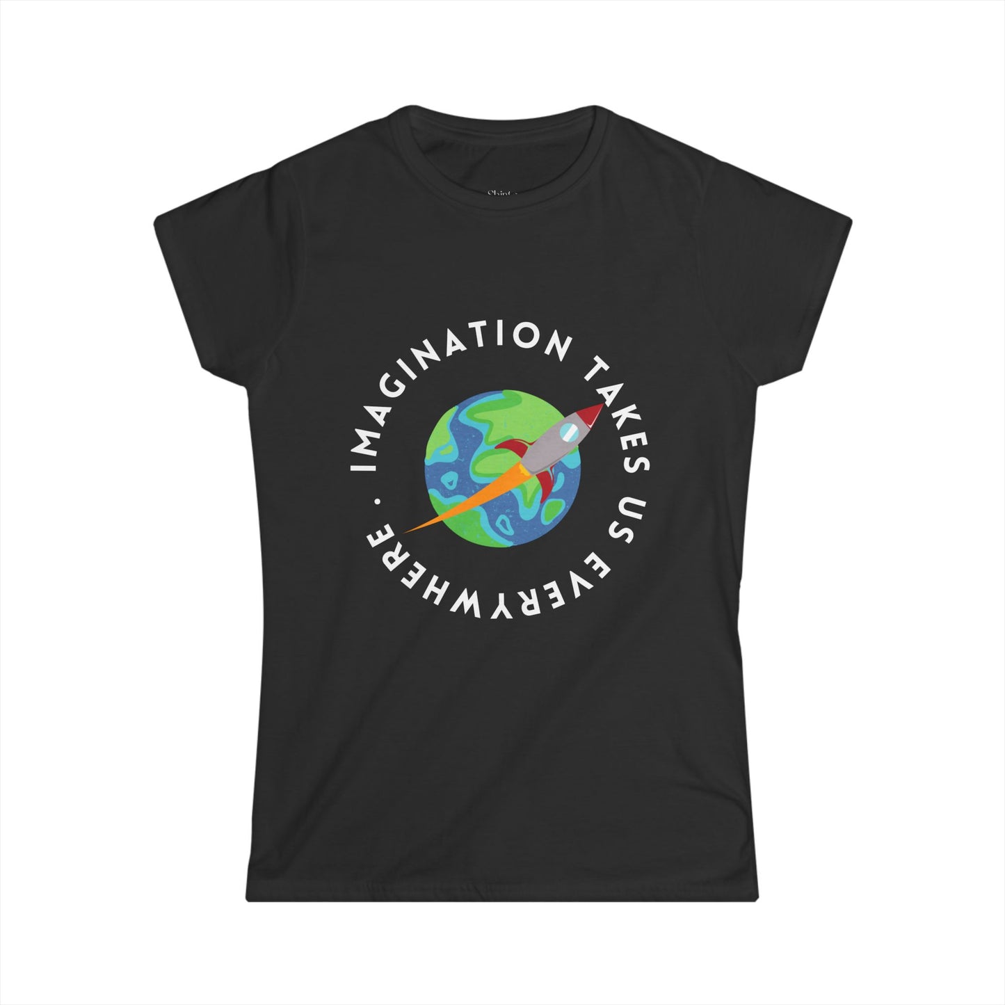 Women's Softstyle Tee | Imagination Takes Us Everywhere