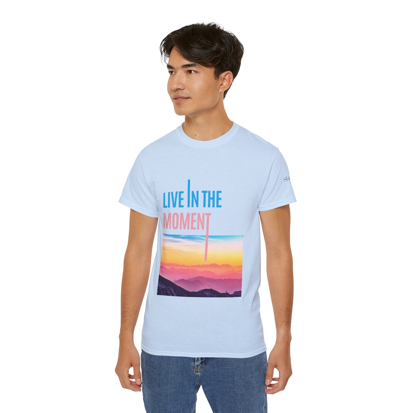 Unisex Ultra Cotton Tee | Live in the Moment