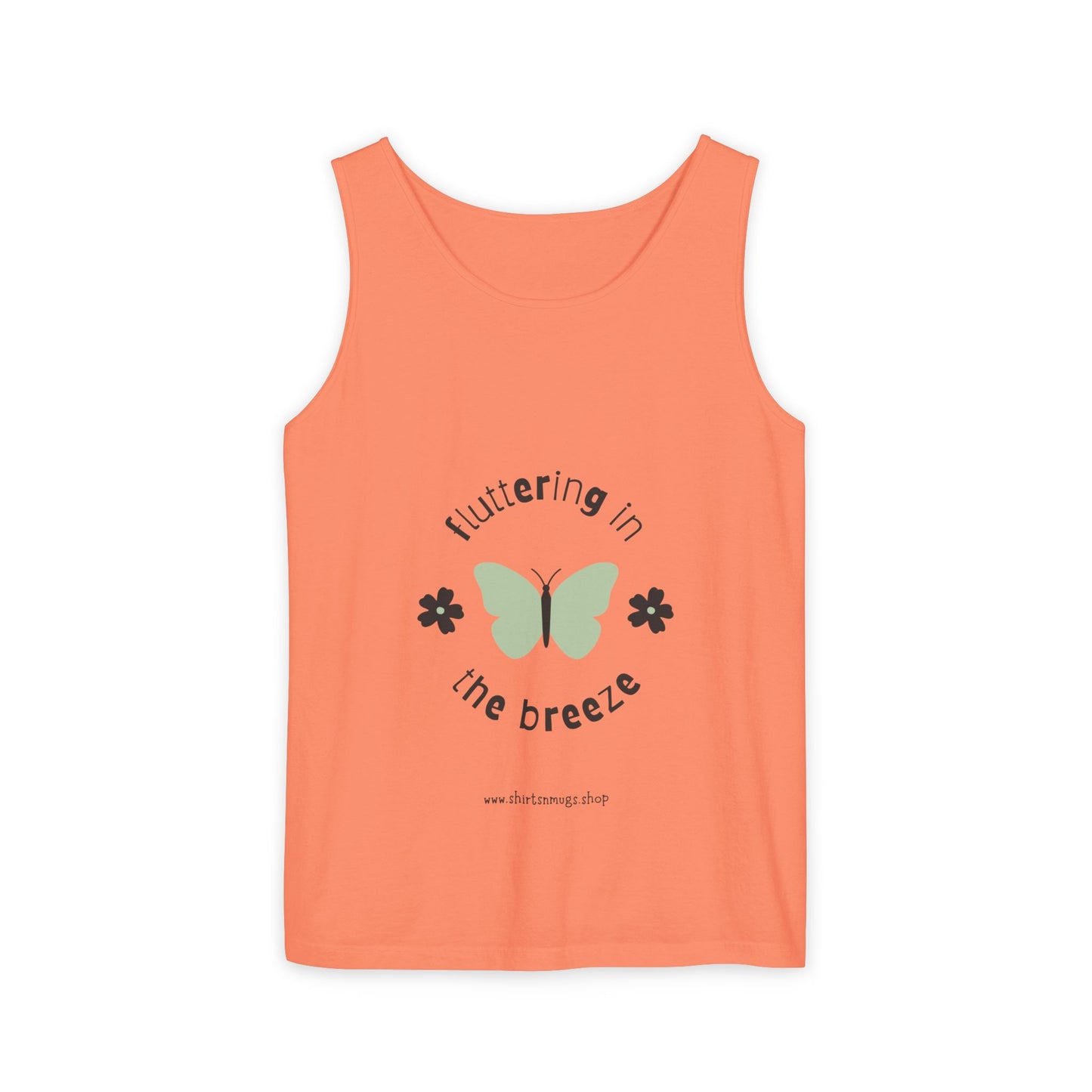Butterfly Breeze Women's Tank, Summer Casual Wear, Gift for Nature Lovers, Eco-Friendly Fashion
