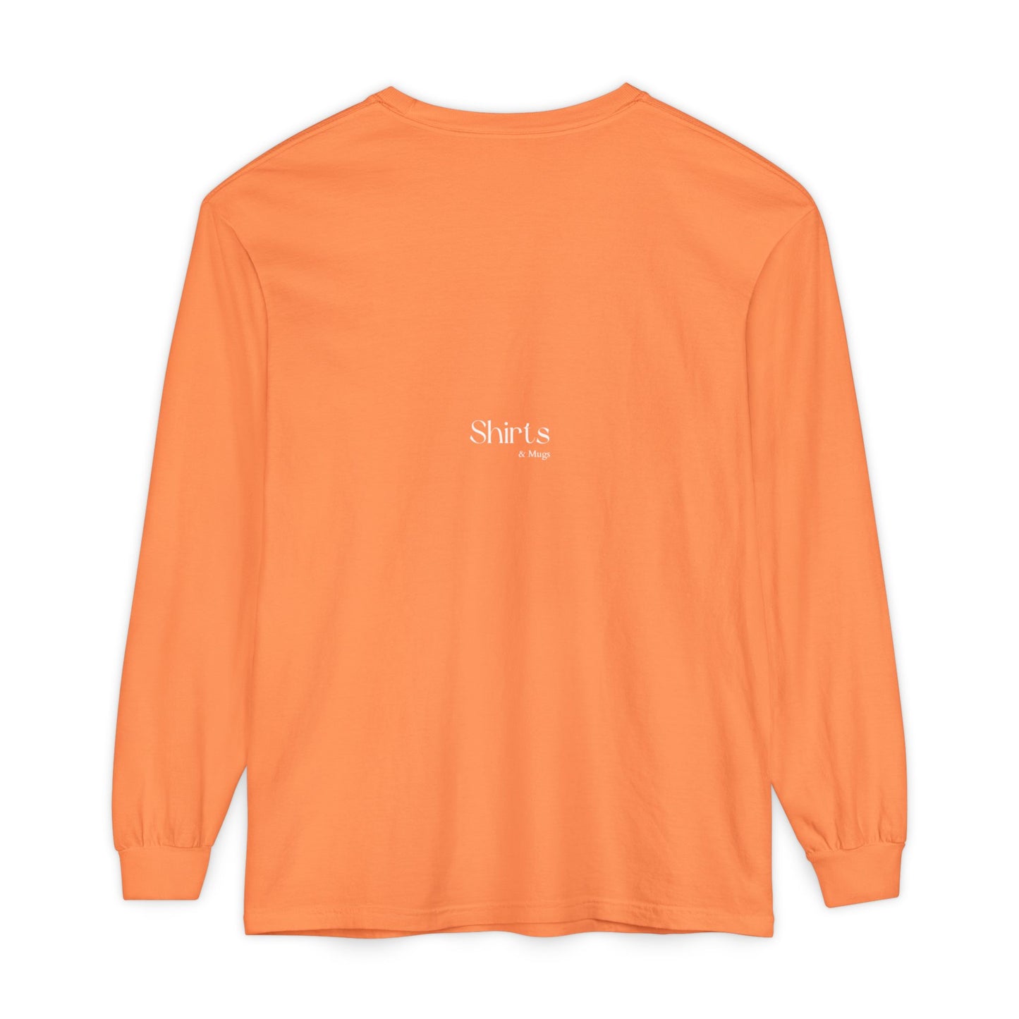 Peaceful Power Long Sleeve Tee, Men's Comfort Casual Wear, Mindfulness Gift, Positive Message Shirt, Everyday Wear