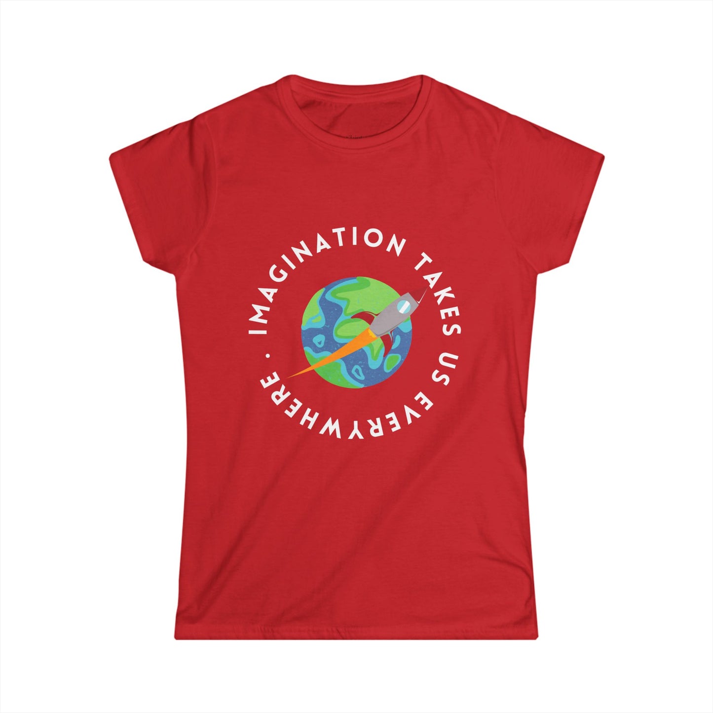 Women's Softstyle Tee | Imagination Takes Us Everywhere