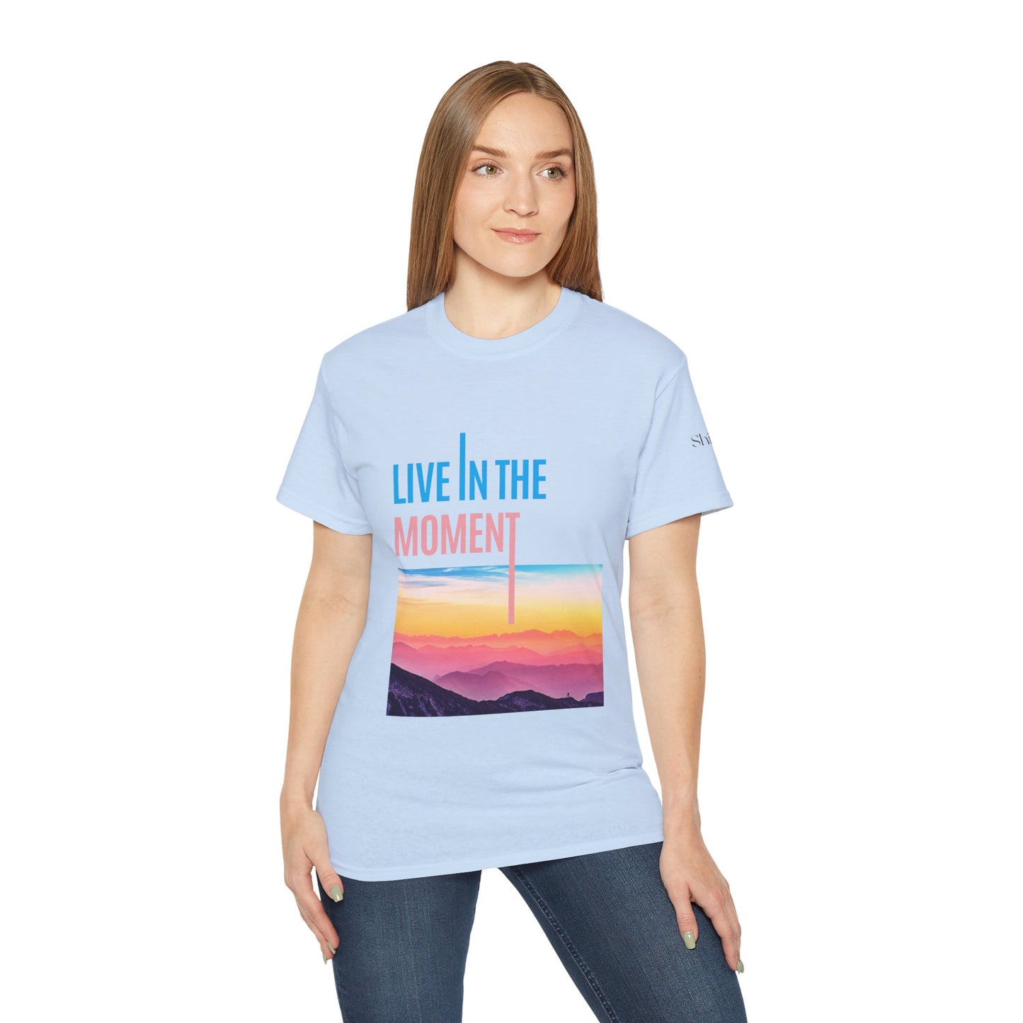 Unisex Ultra Cotton Tee | Live in the Moment