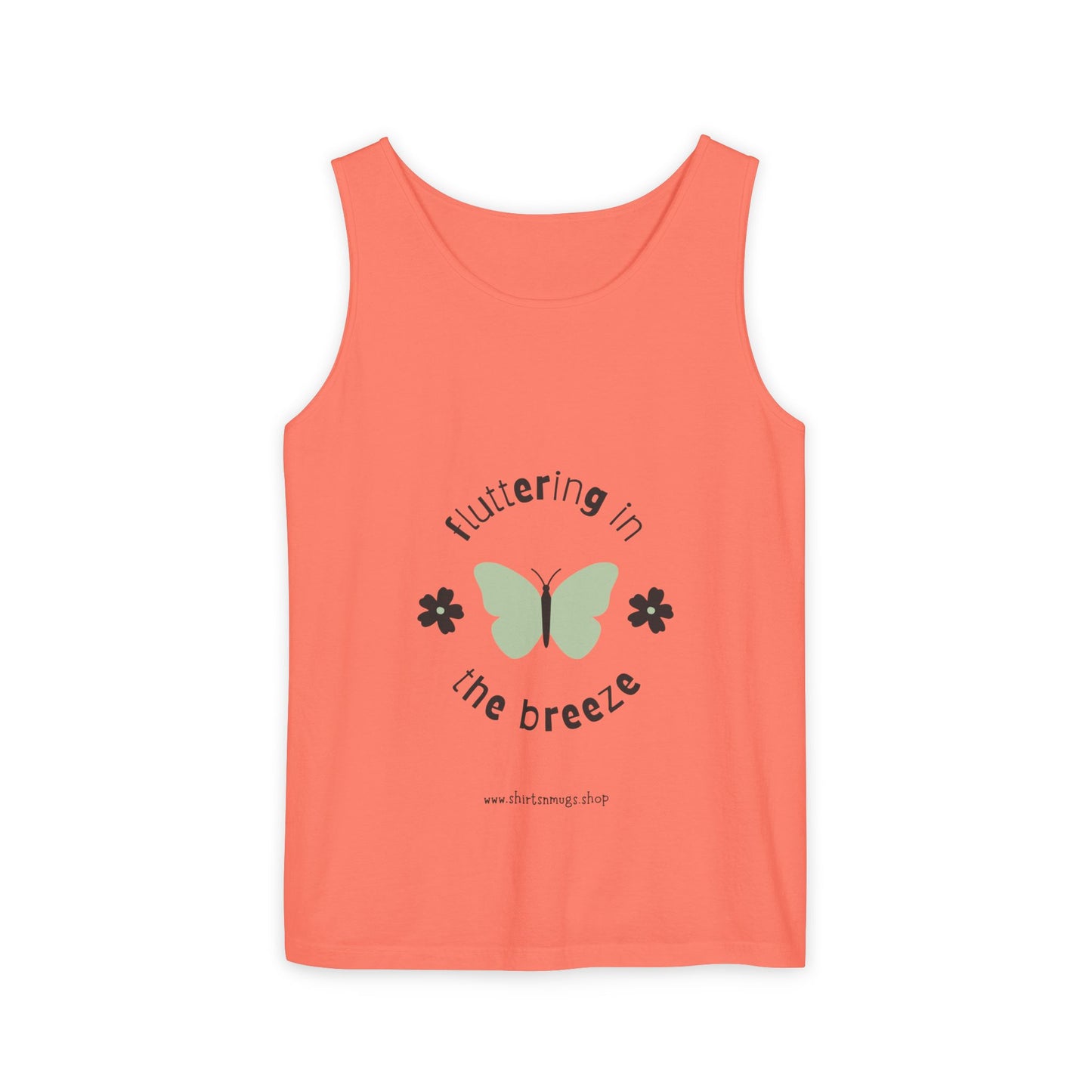 Butterfly Breeze Women's Tank, Summer Casual Wear, Gift for Nature Lovers, Eco-Friendly Fashion