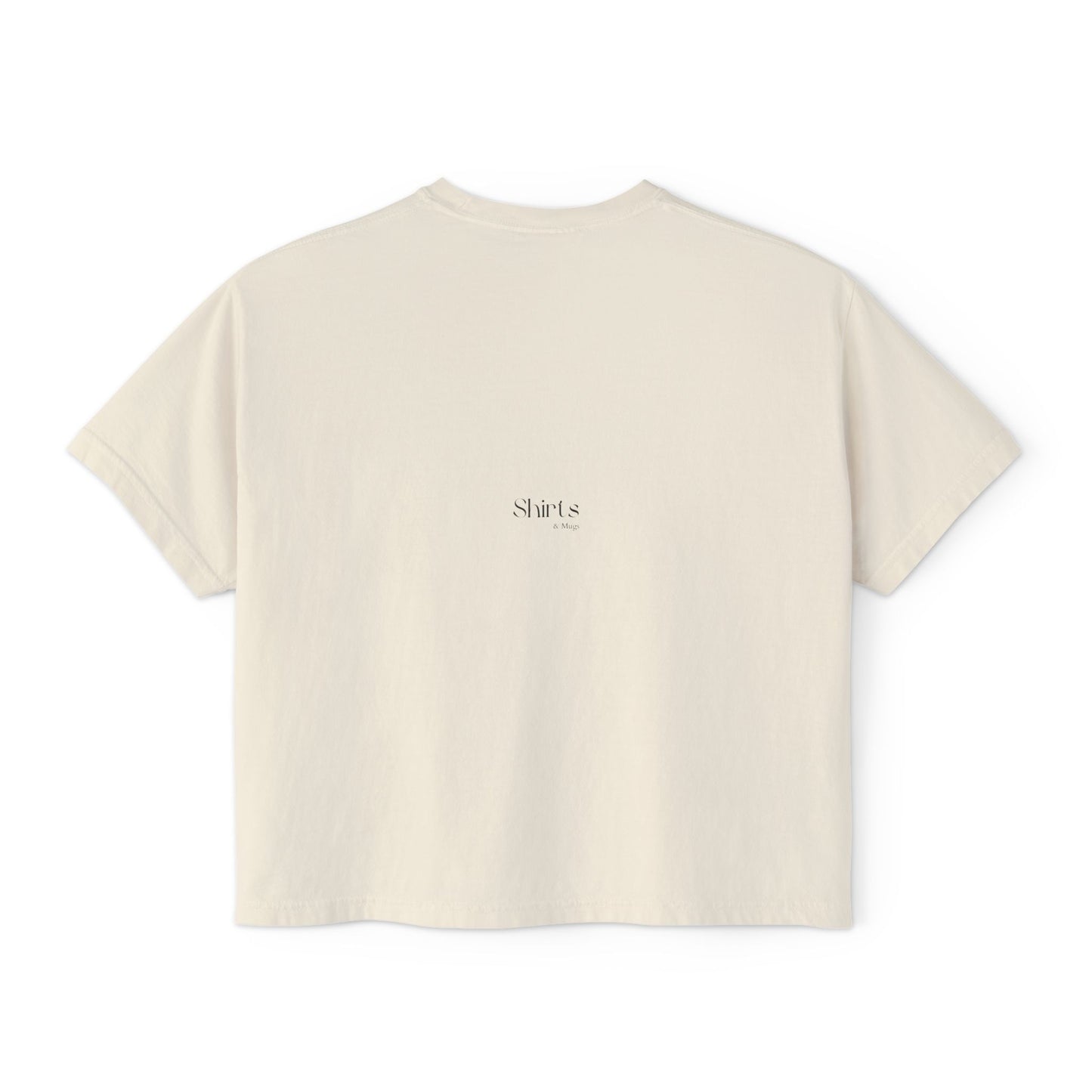 Matcha Addict Women's Boxy Tee, Cute Cat T-Shirt, Gift for Tea Lovers, Cozy Casual Outfit, Trendy Graphic Top