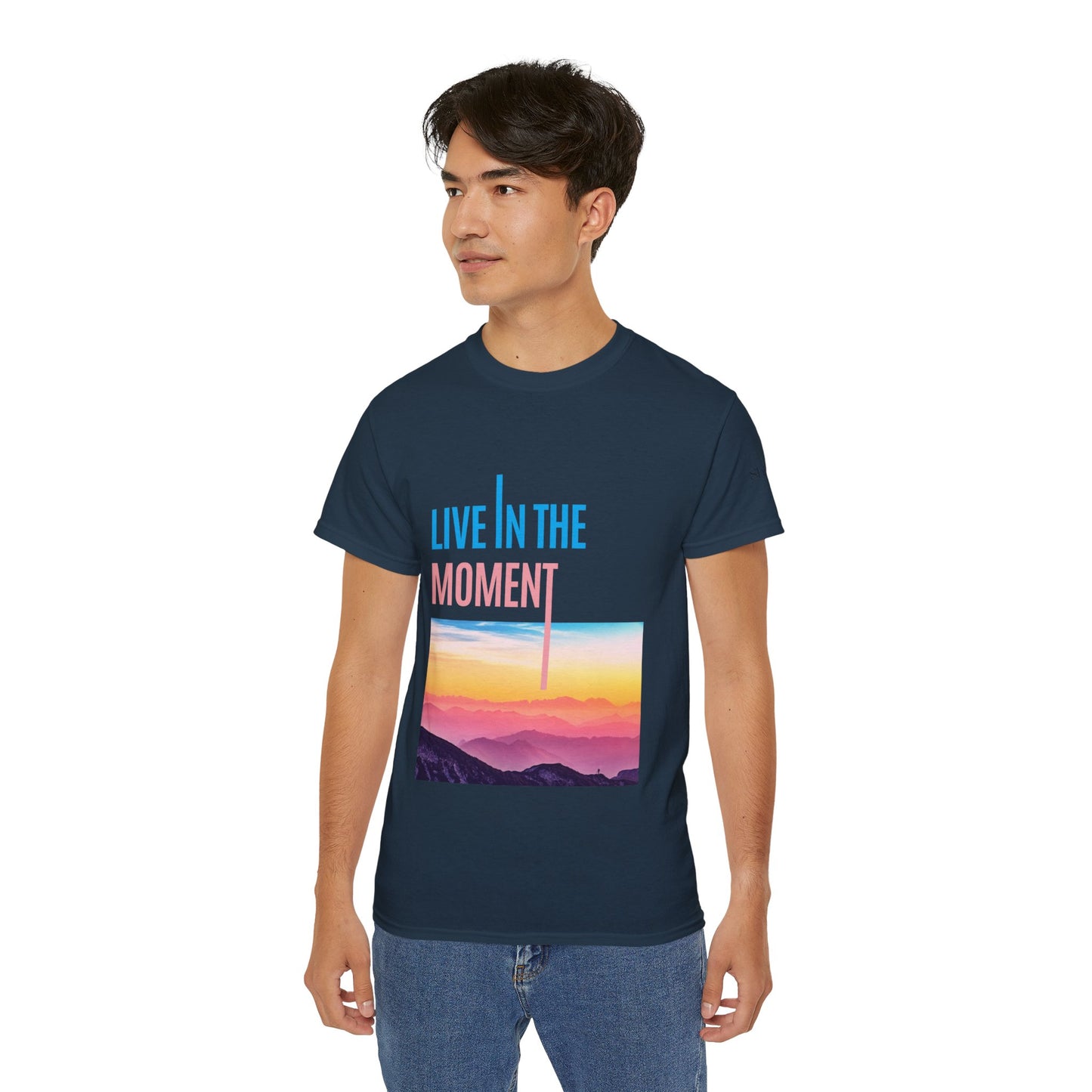 Unisex Ultra Cotton Tee | Live in the Moment