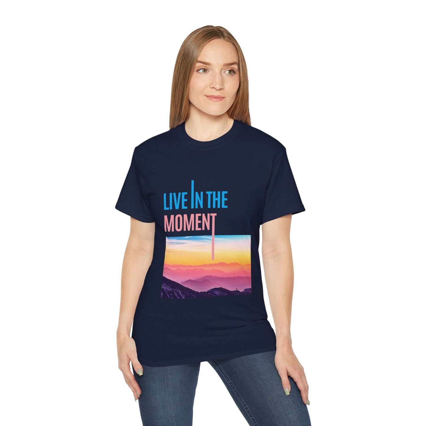 Unisex Ultra Cotton Tee | Live in the Moment