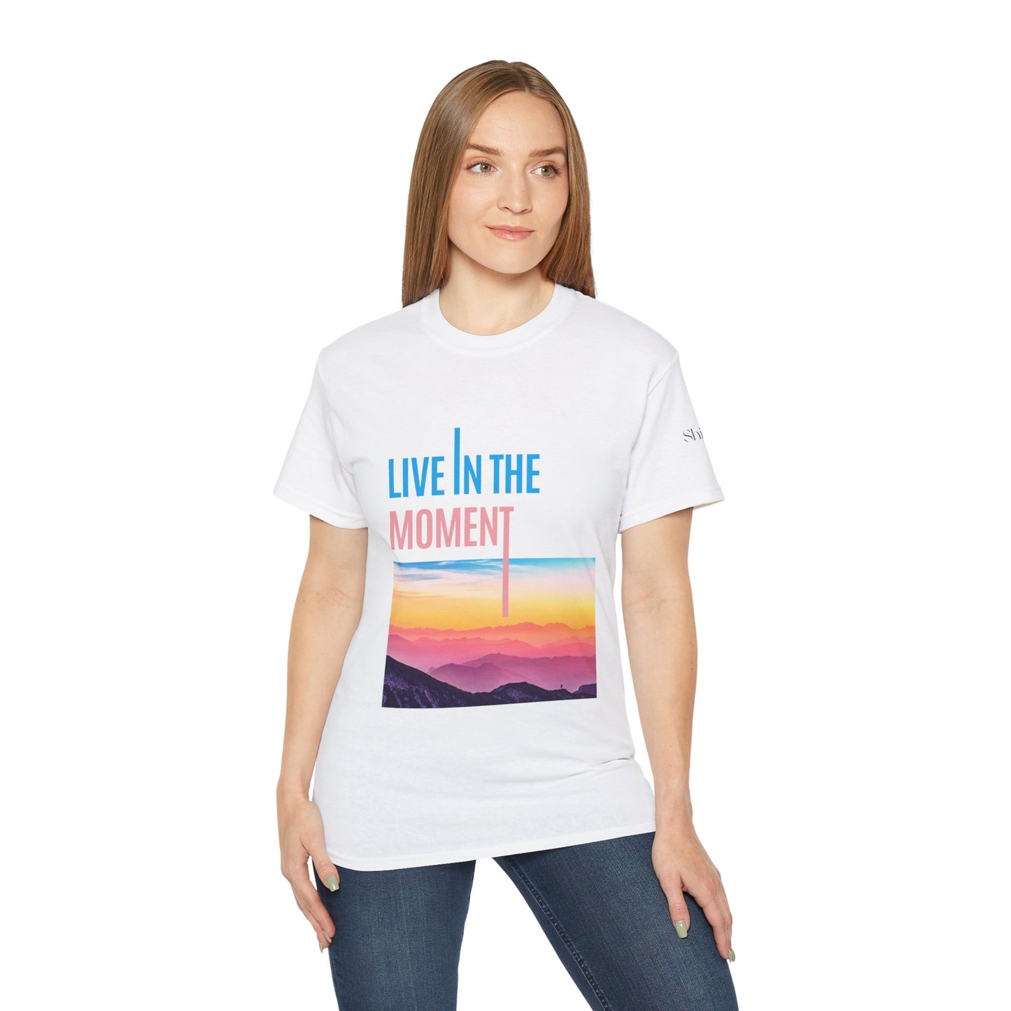 Unisex Ultra Cotton Tee | Live in the Moment
