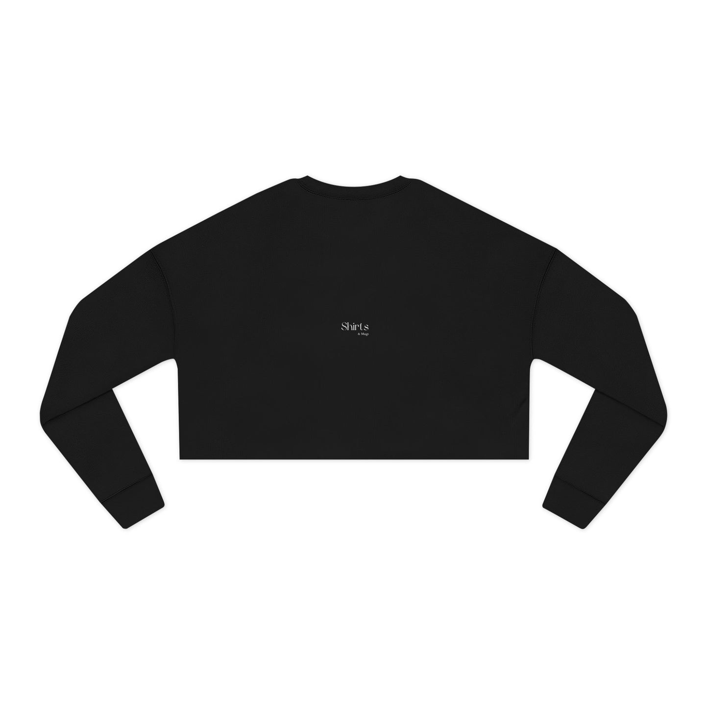 Smile Sparkle Women's Cropped Sweatshirt | Cozy Casual Wear, Gift for Friends, Summer Style, Trendy Fashion, Relaxed Weekend Look