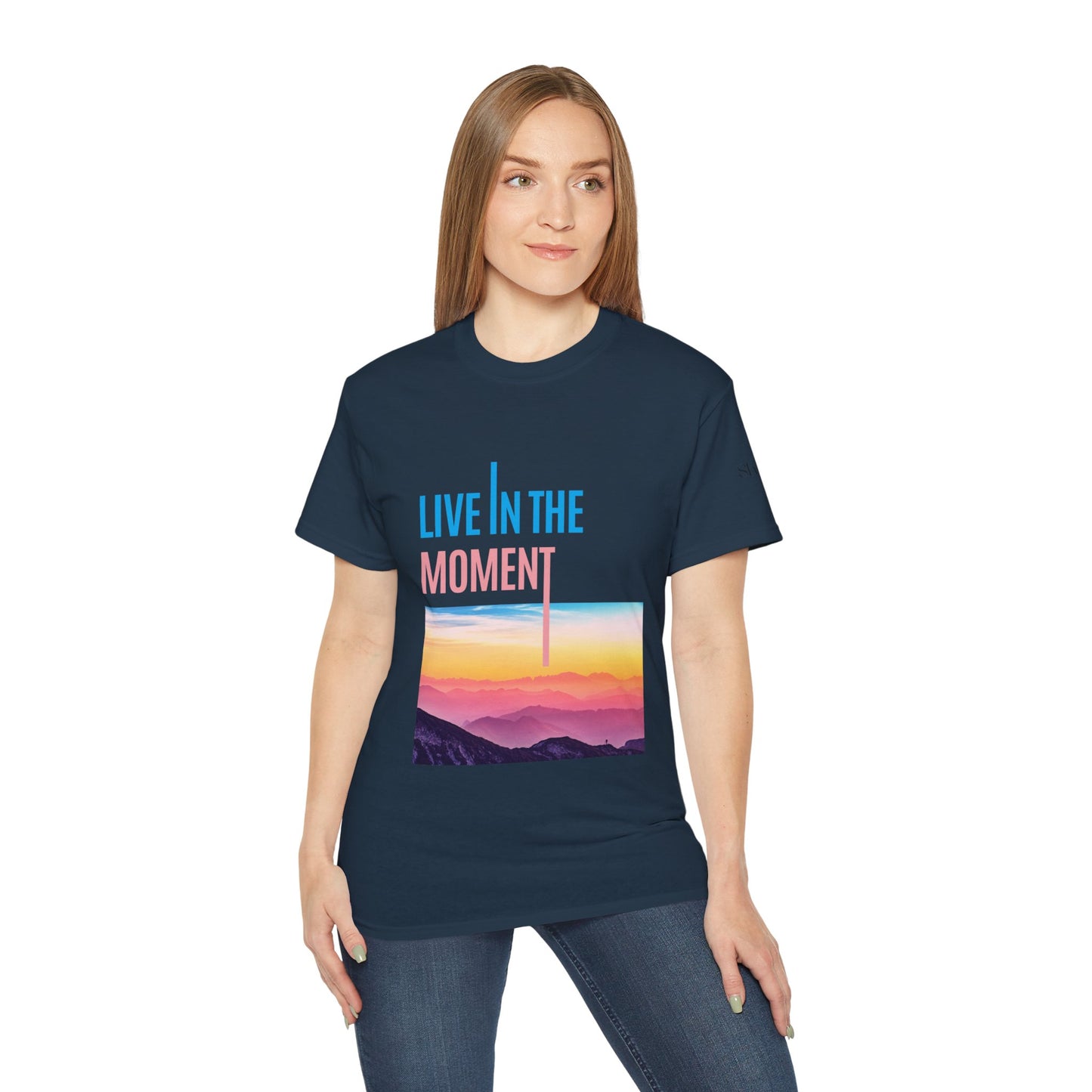 Unisex Ultra Cotton Tee | Live in the Moment