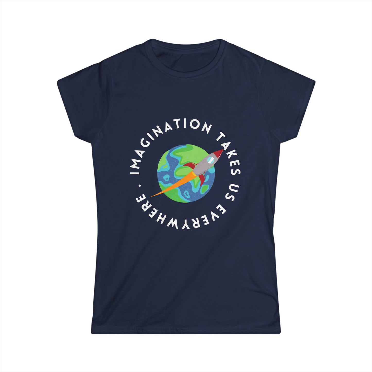 Women's Softstyle Tee | Imagination Takes Us Everywhere