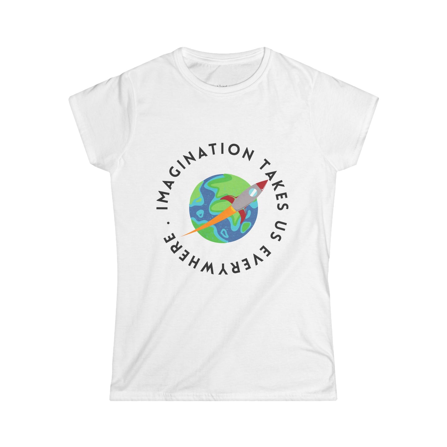 Women's Softstyle Tee | Imagination Takes Us Everywhere