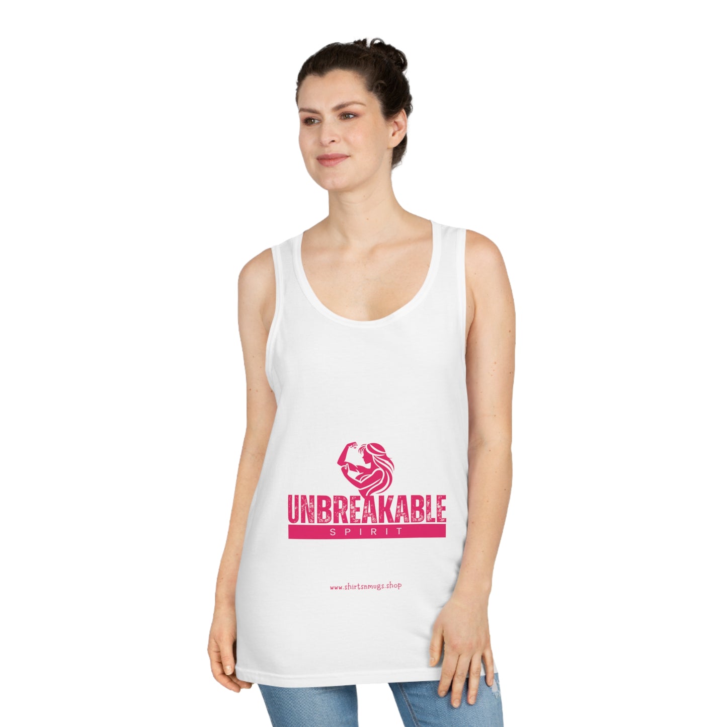 Unbreakable Spirit Women's Tank Top - Motivational Gym Wear, Fitness Apparel, Summer Top, Gift for Athletes, Workout Gear