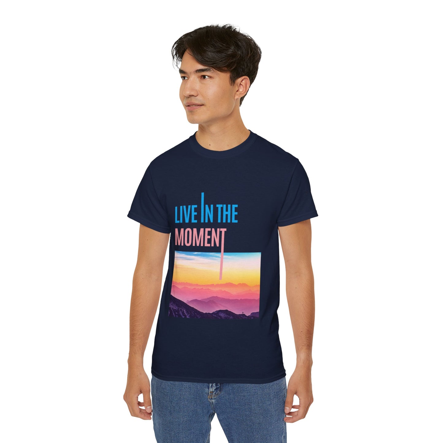Unisex Ultra Cotton Tee | Live in the Moment