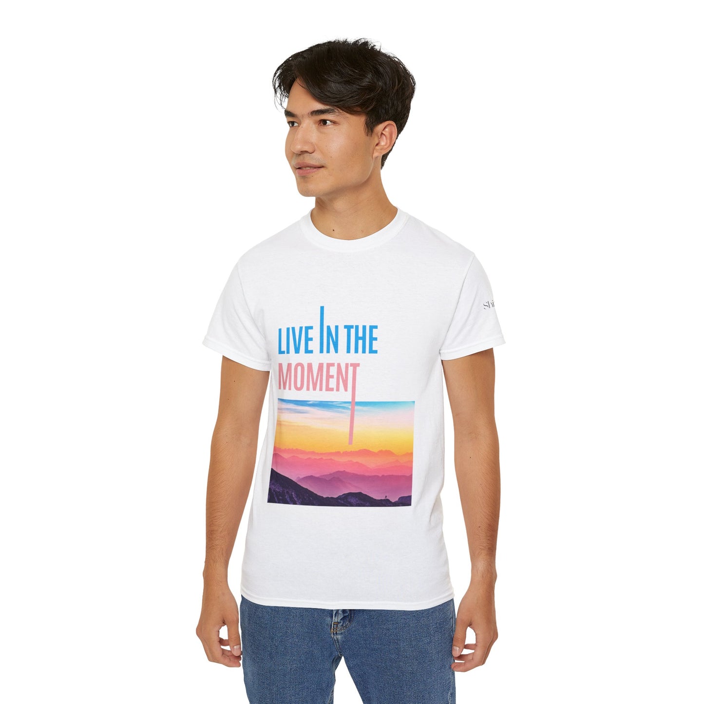 Unisex Ultra Cotton Tee | Live in the Moment