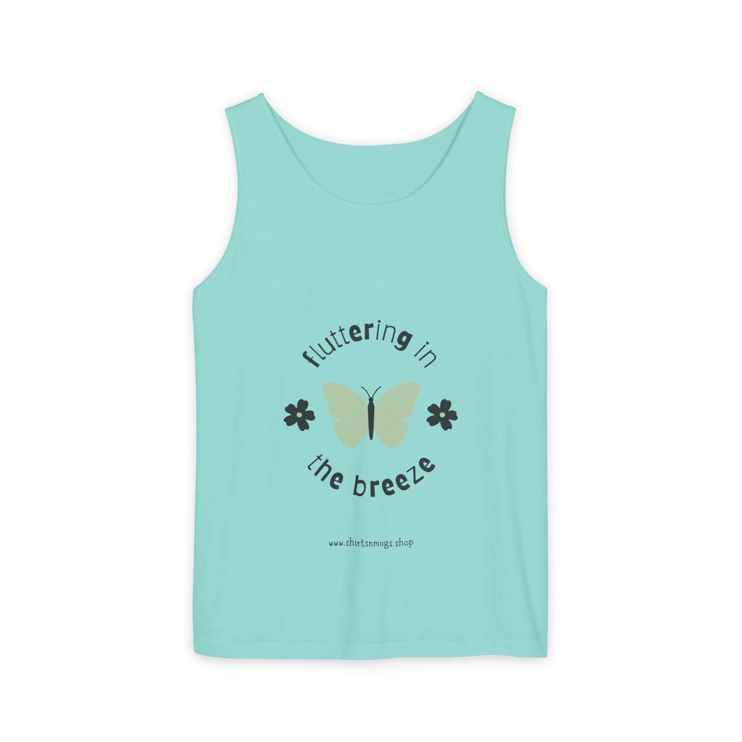 Butterfly Breeze Women's Tank, Summer Casual Wear, Gift for Nature Lovers, Eco-Friendly Fashion