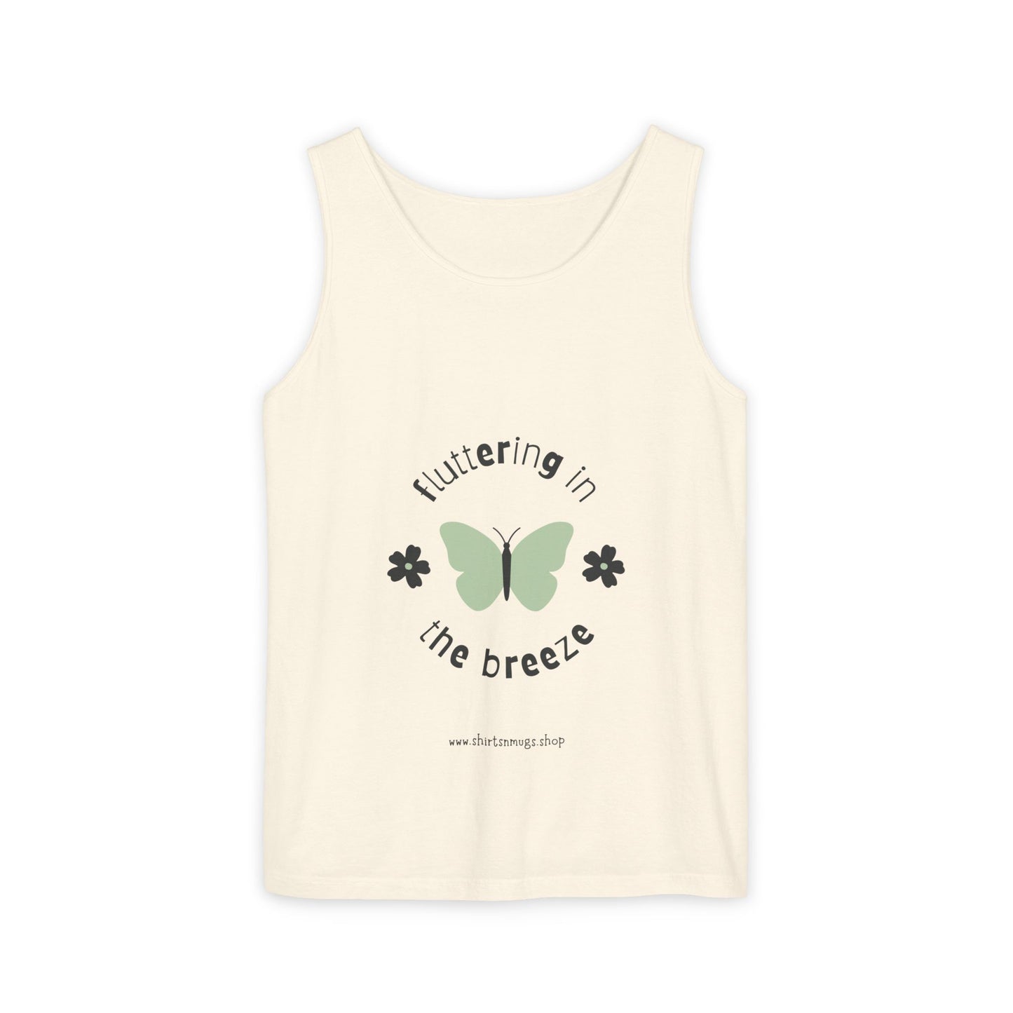 Butterfly Breeze Women's Tank, Summer Casual Wear, Gift for Nature Lovers, Eco-Friendly Fashion