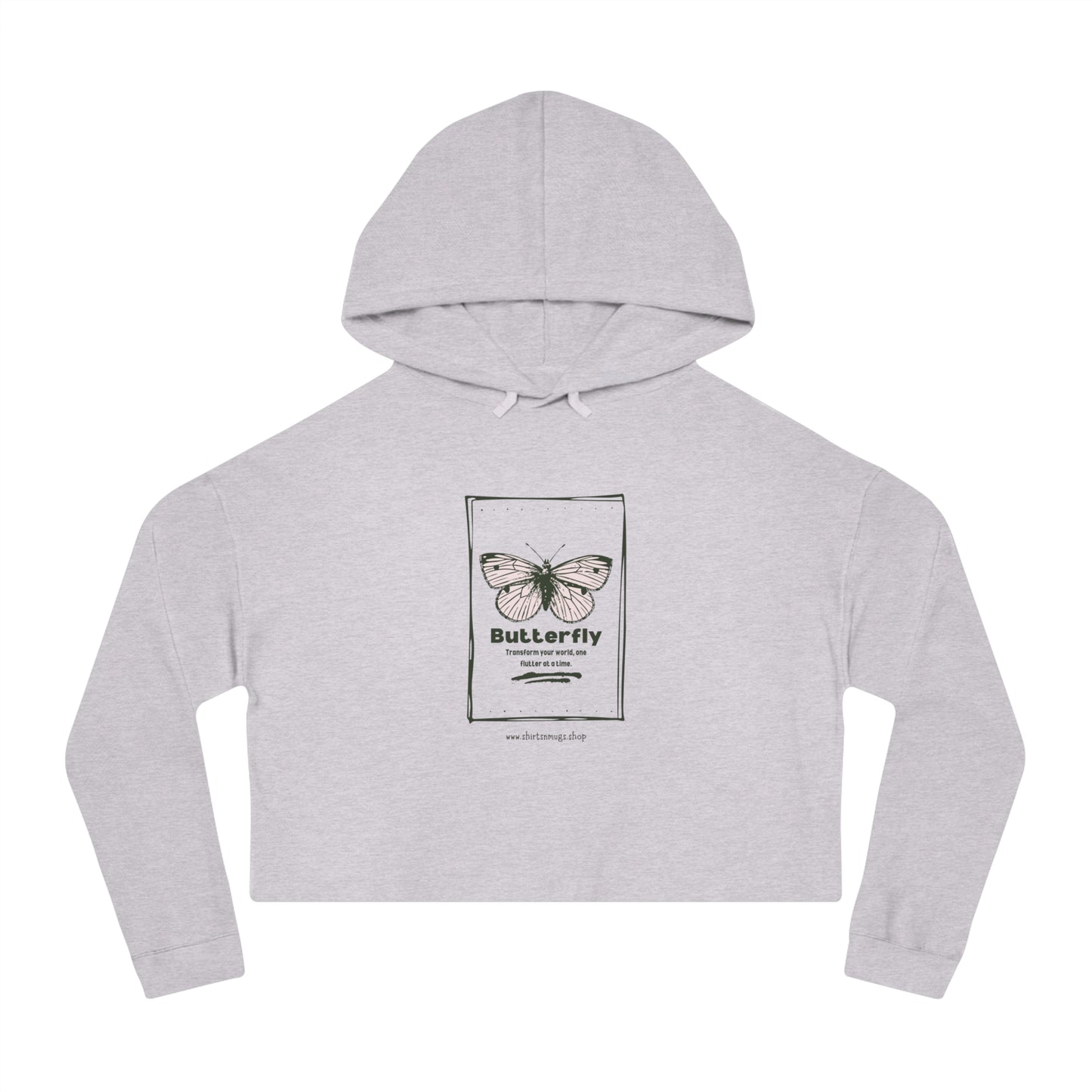 Butterfly Cropped Hoodie, Stylish Women’s Sweatshirt for Casual Wear, Unique Gift for Nature Lovers, Trendy Spring Outfit, Perfect for [...]