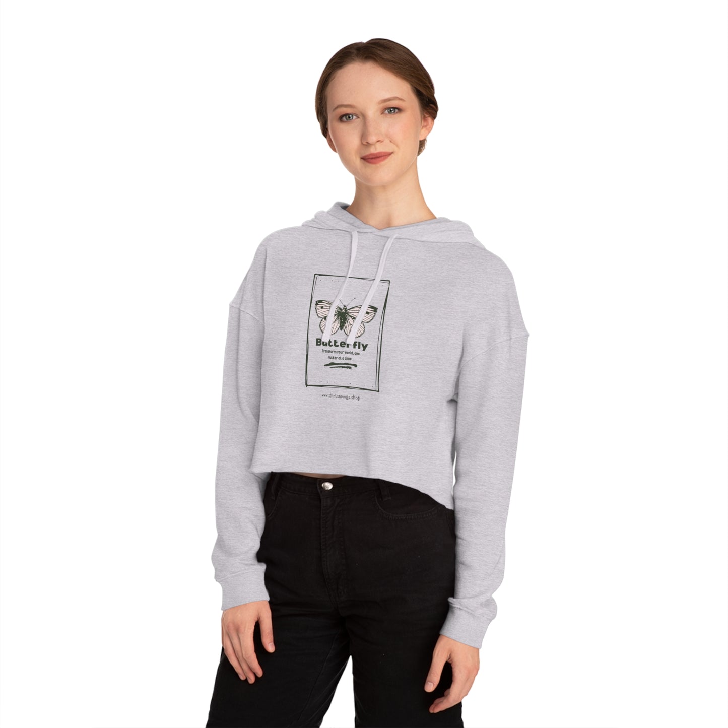 Butterfly Cropped Hoodie, Stylish Women’s Sweatshirt for Casual Wear, Unique Gift for Nature Lovers, Trendy Spring Outfit, Perfect for [...]