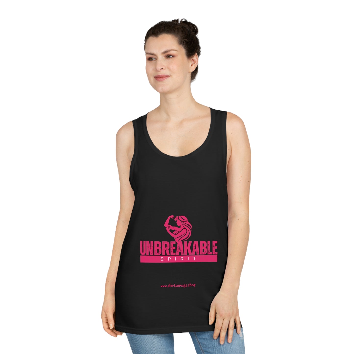 Unbreakable Spirit Women's Tank Top -  Motivational Gym Wear, Fitness Apparel, Summer Top, Gift for Athletes, Workout Gear