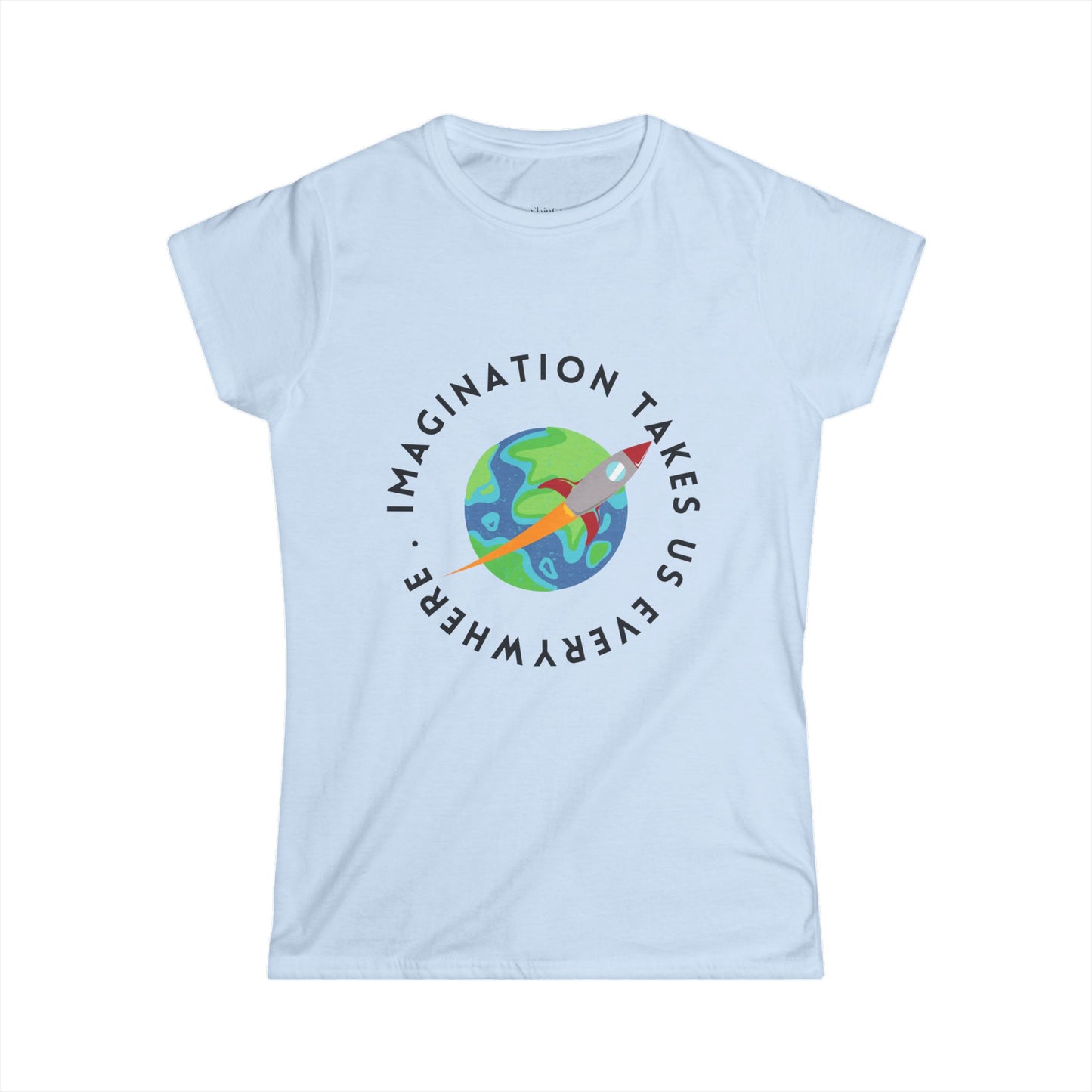 Women's Softstyle Tee | Imagination Takes Us Everywhere