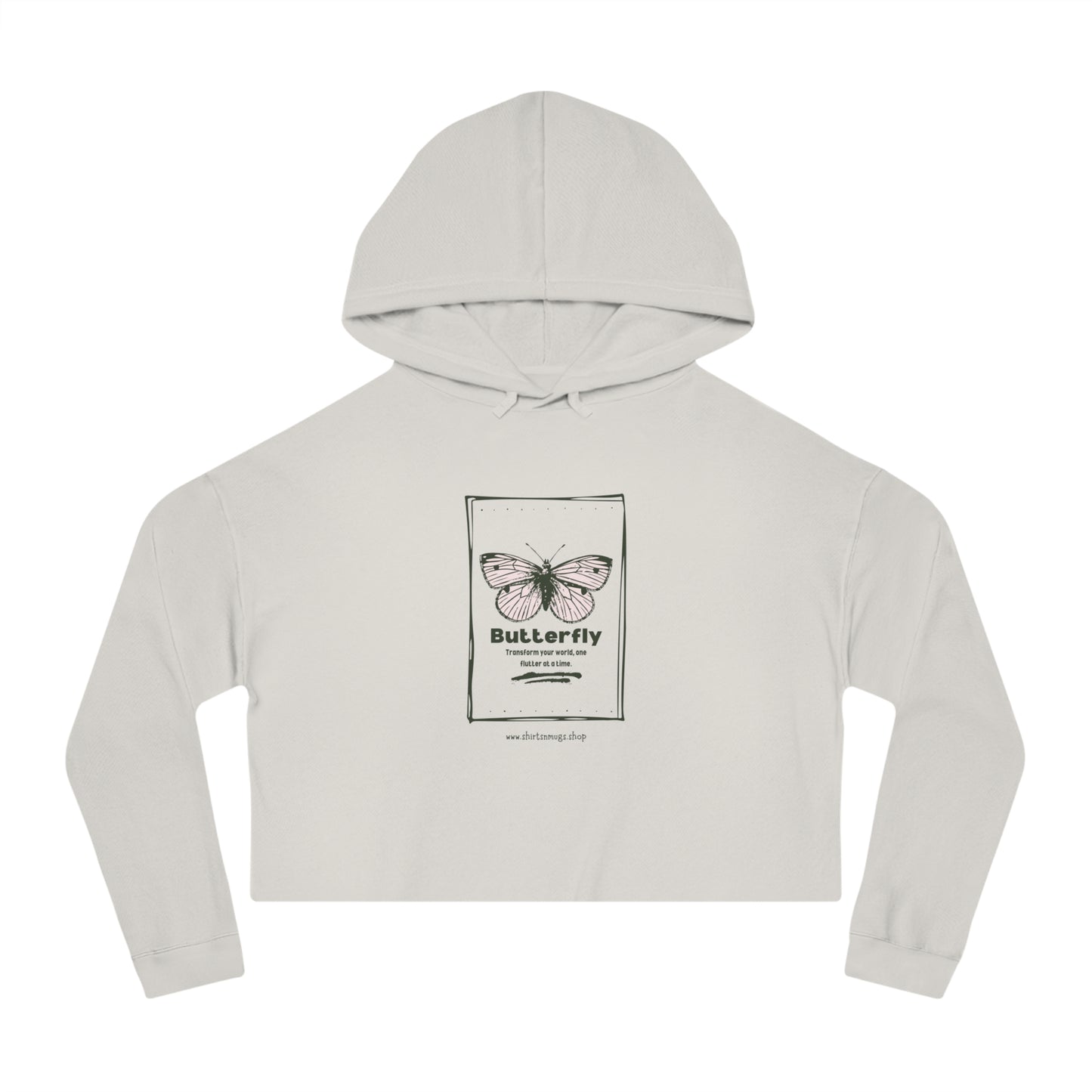 Butterfly Cropped Hoodie, Stylish Women’s Sweatshirt for Casual Wear, Unique Gift for Nature Lovers, Trendy Spring Outfit, Perfect for [...]