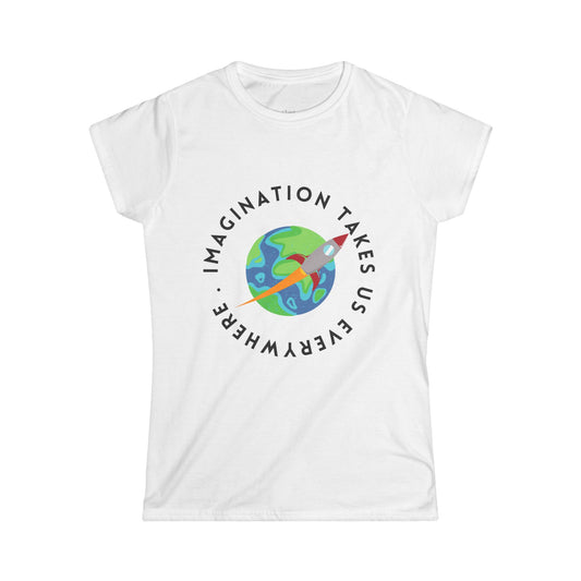 Women's Softstyle Tee | Imagination Takes Us Everywhere